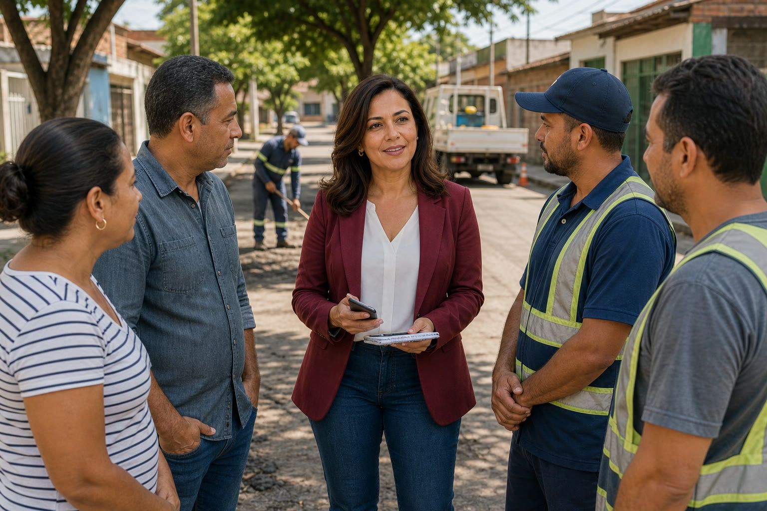 Zeladoria por bairro com calendário público