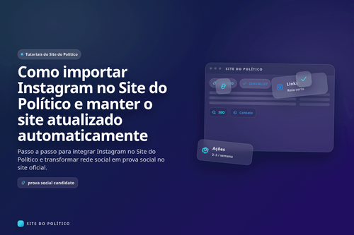 Integração de Instagram no Site do Político